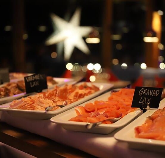 Klassiskt svenskt julbord