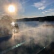 Infinitypool i skärgårdsmiljö. Utsikten över havet är fantastisk.