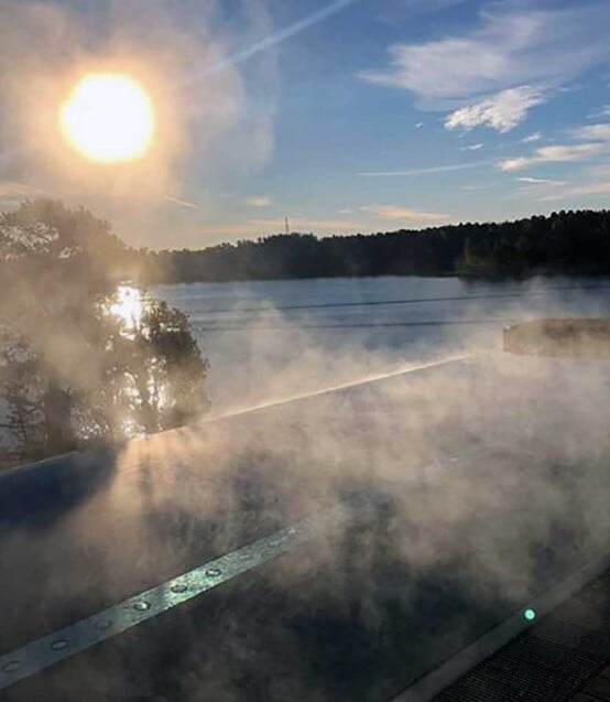 Infinitypool i skärgårdsmiljö. Utsikten över havet är fantastisk.